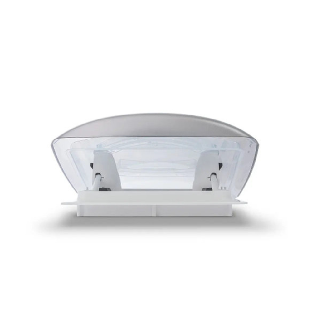 280 x 280mm 4-Way Roof Vent White with Tinted Dome