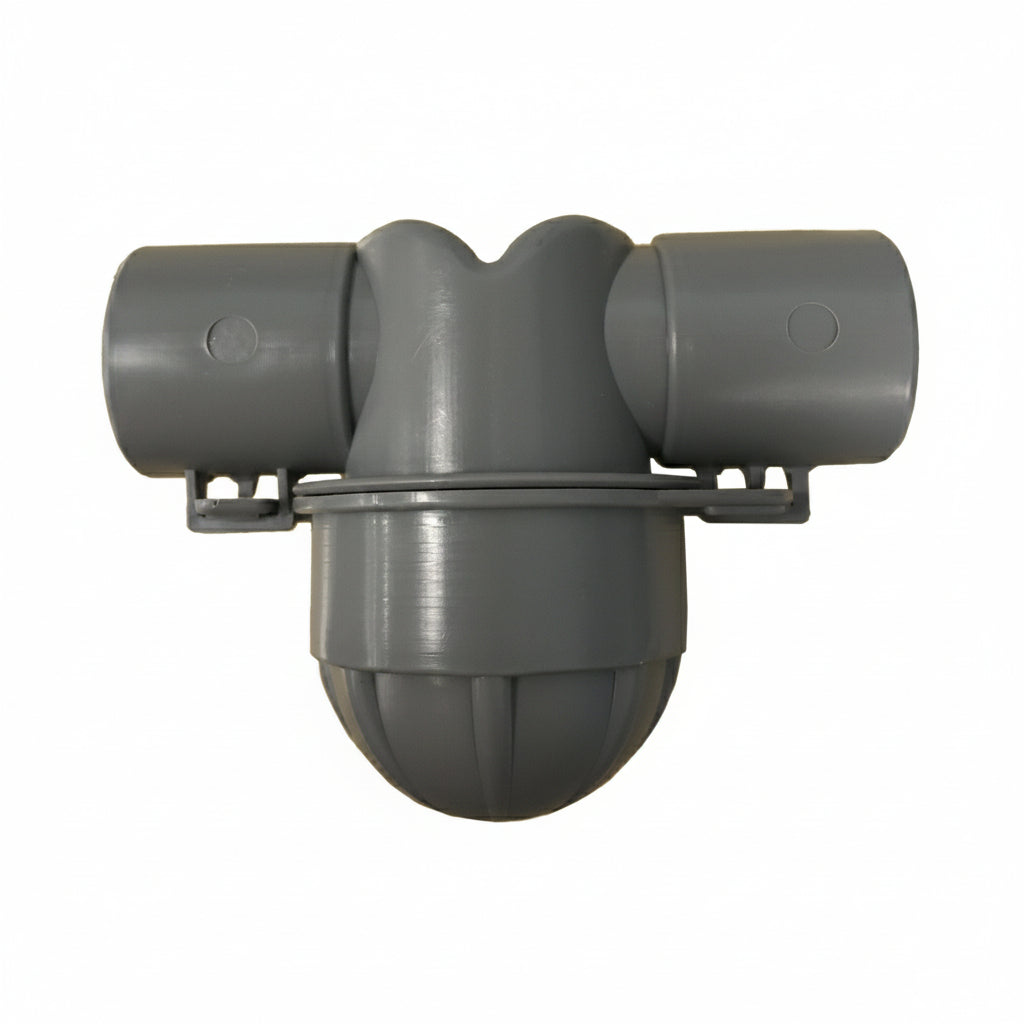 28mm waste smell trap for caravan campervan and RV plumbing system grey polypropylene odour trap