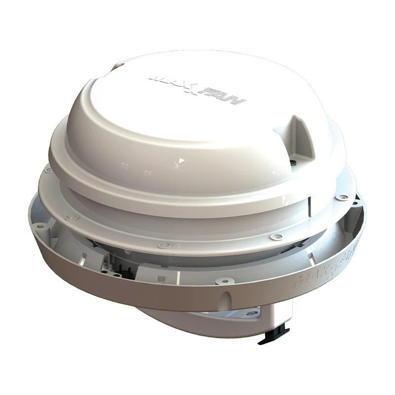 Maxxfan Dome Plus with LED and Sleeve - White
