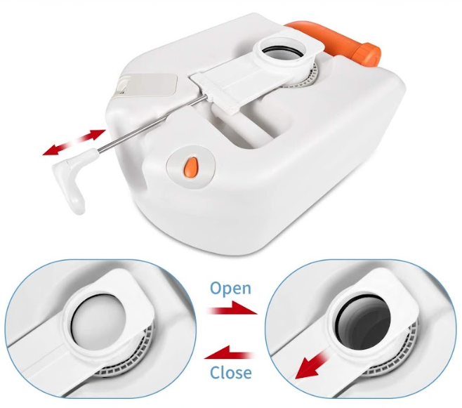 Vanlifer 24L Fixed Cassette Toilet