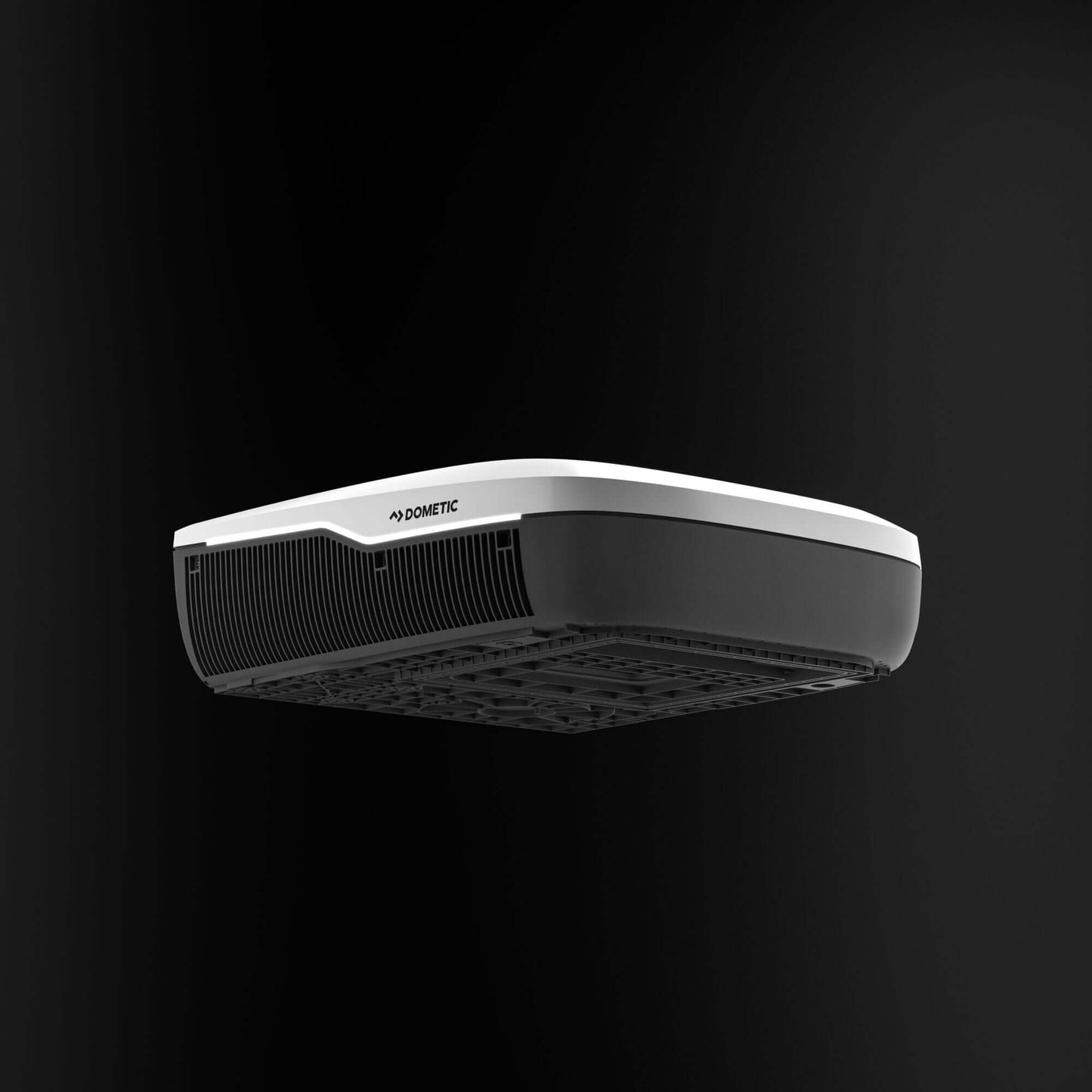 Dometic Freshjet 7 Lite rooftop RV air conditioner featuring compact design and quiet operation.