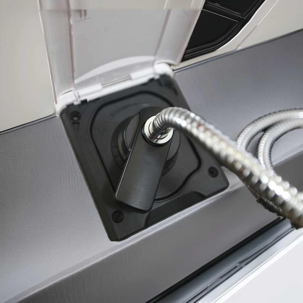 Outdoor RV Shower Hot and Cold Water Dual-Function Exterior Accessory