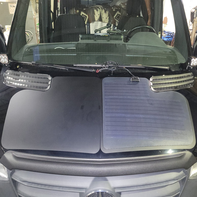 Lensun 90W Flexible Hood Solar Panel Mercedes-Benz Sprinter 2019+
