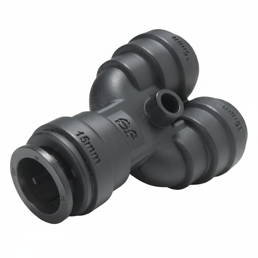 12mm Y Divider Water Pipe Connector JG