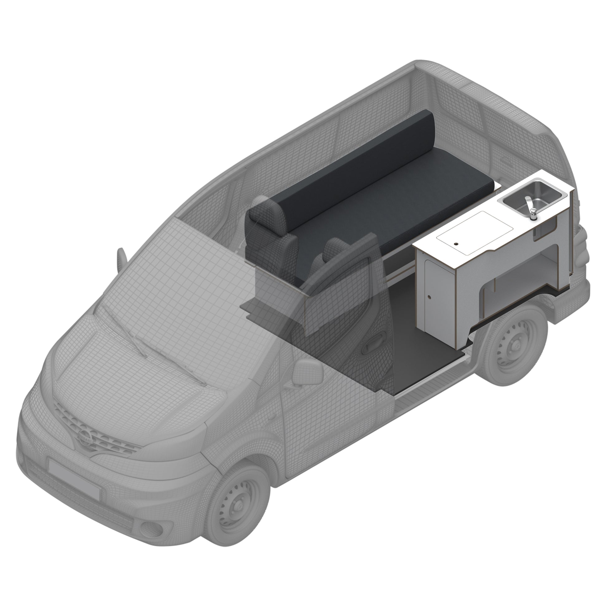 OREWA Kit Compact Campervan Conversion NV200 Vanlifer NZ
