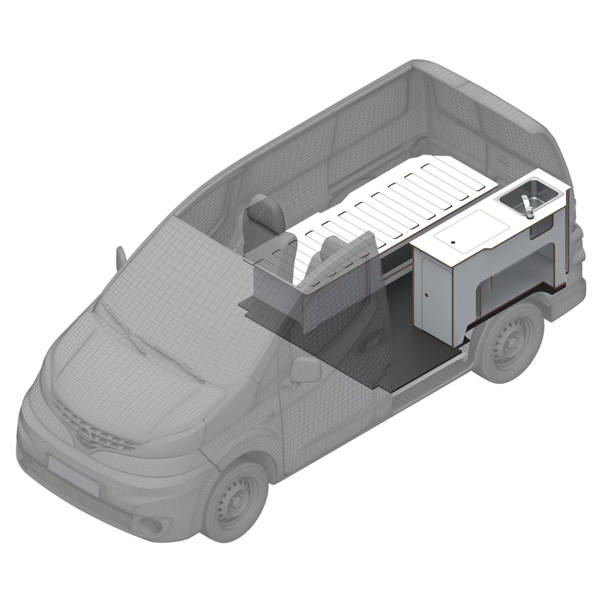 OREWA Kit Compact Campervan Conversion NV200 Vanlifer NZ