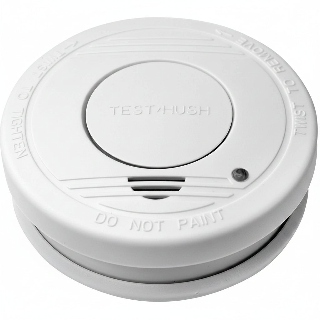 FireGuard 9V photoelectric smoke alarm for campervan, caravan, RV, boat, and home safety