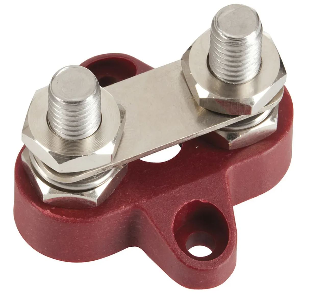 Red M8 Heavy-Duty Twin Power Distribution Posts