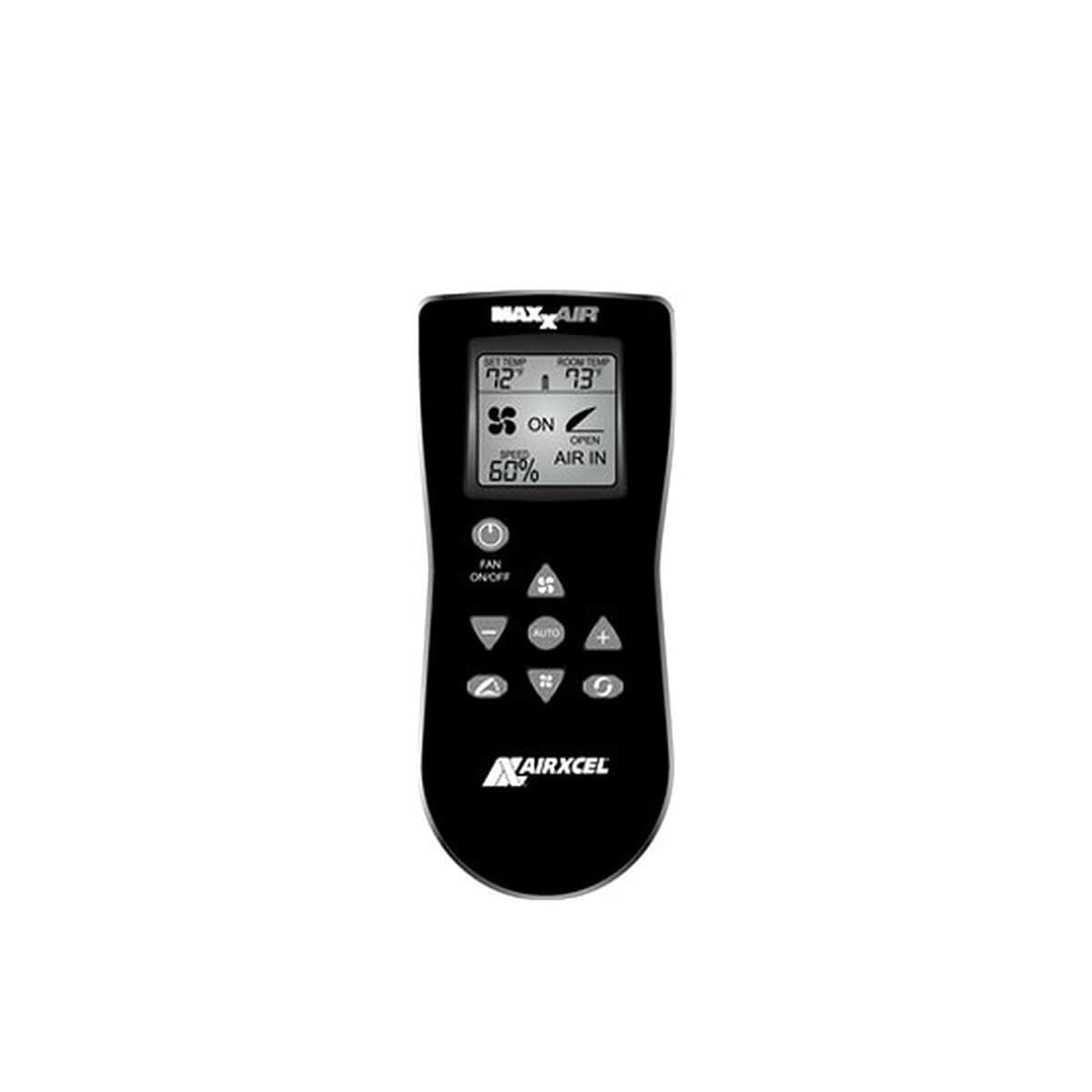 Maxxfan Deluxe with Rain Dome, T/Stat, Remote