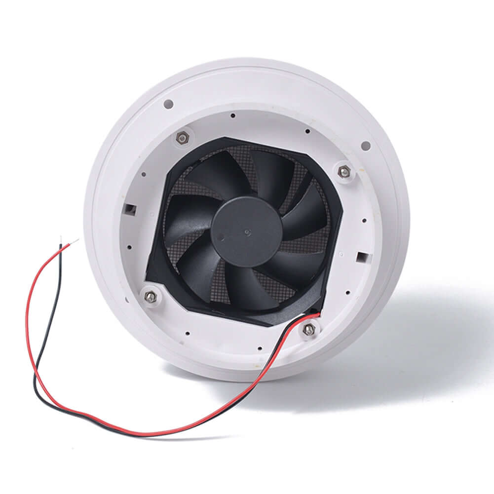 Roof Vent with Integrated Fan showcasing the interior fan mechanism and wiring for campervans.