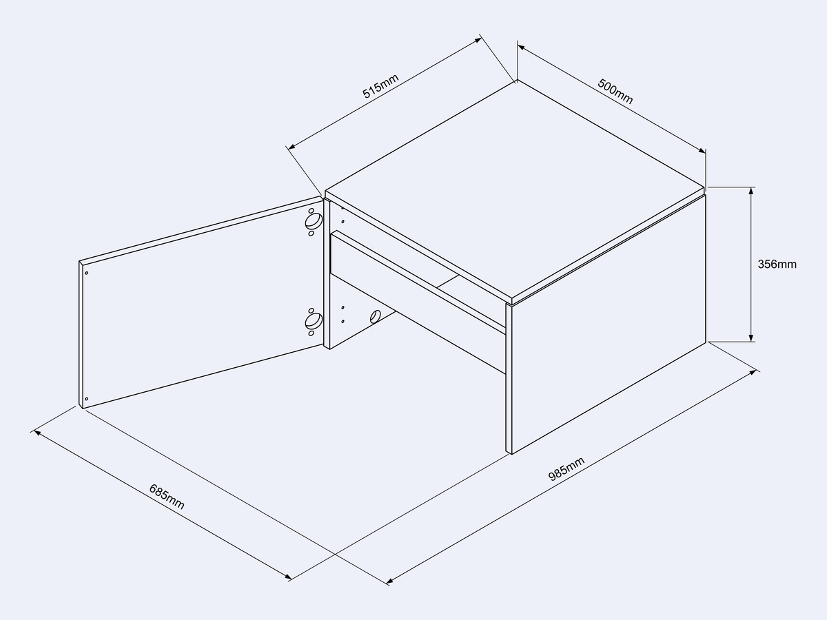 BlackMOA Toilet Box