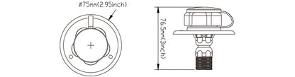 Seaflo Plastic Water Inlet