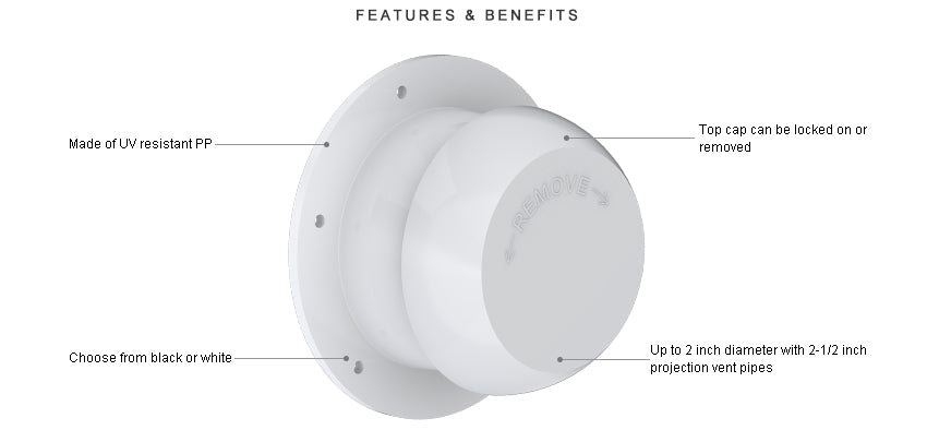 Seaflo Mushroom Plumbing Vent