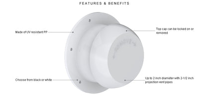 Seaflo Mushroom Plumbing Vent