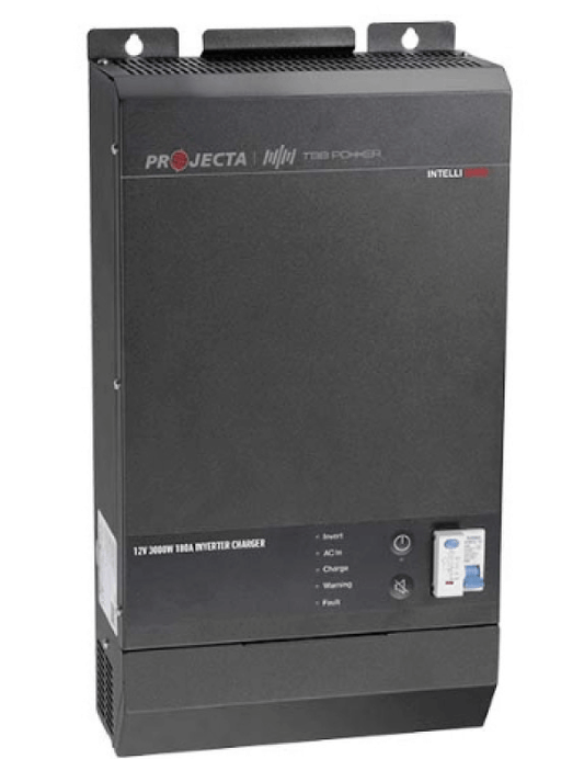 Projecta inverter charger on a white background
