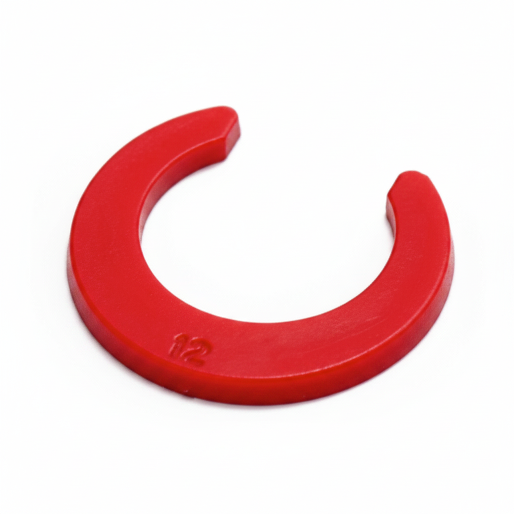 12mm red locking clip for John Guest style water pipe connectors