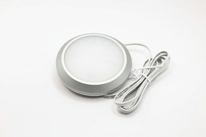 12V touch LED downlight silver warm white campervan cabinet light