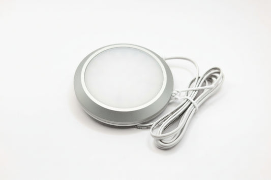 12V touch LED downlight silver warm white campervan cabinet light