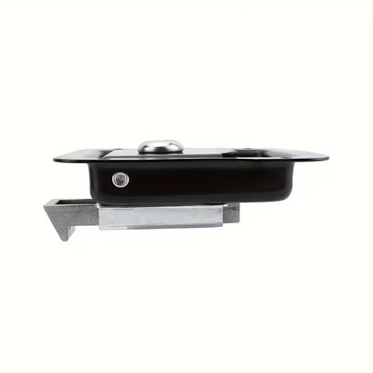 Black Trailer Flush Mount Lock Heavy Duty