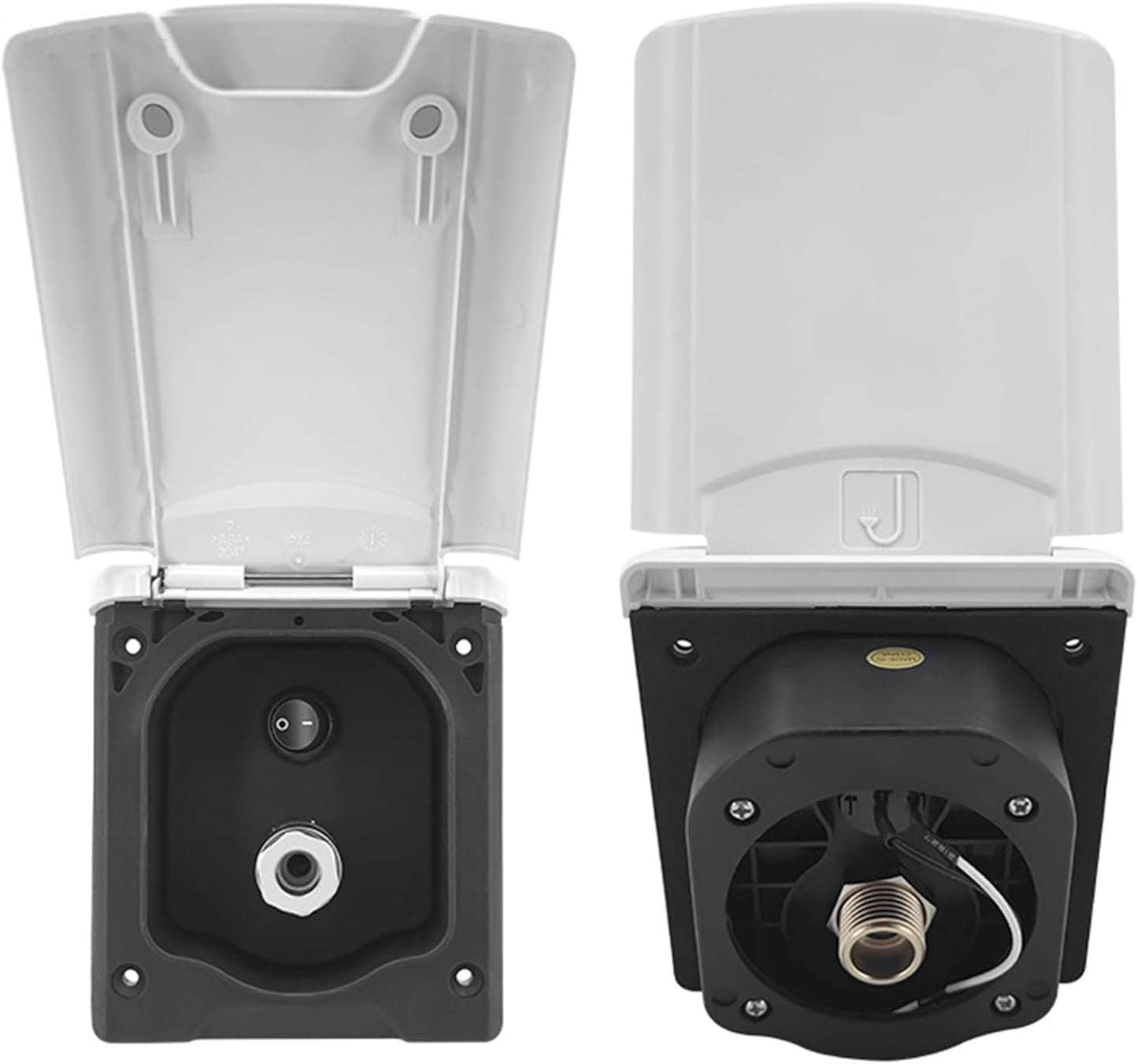 FOTN RV Outdoor Shower Box Kit with 1.5m Hose White