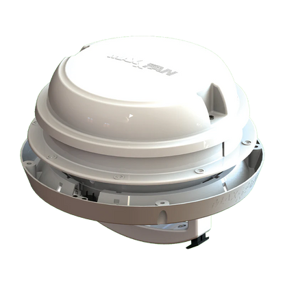 Maxxfan Dome Plus with LED and Sleeve - White