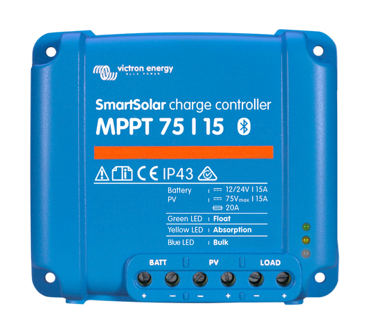 Victron Energy SmartSolar 75/15 MPPT Solar Charge Controller 15A
