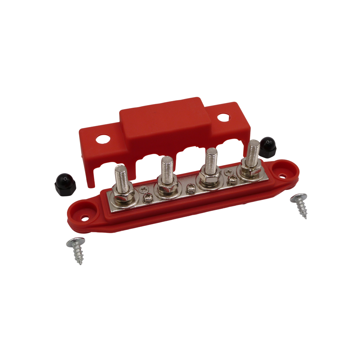 Bus Bar 250A 4 Stud with Cover