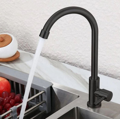 Faucet Tap for Cold Water - Black