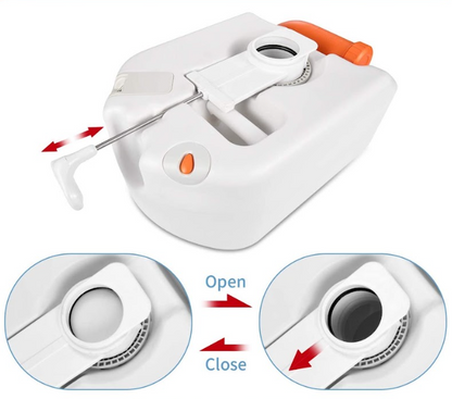Vanlifer 24L Fixed Cassette Toilet