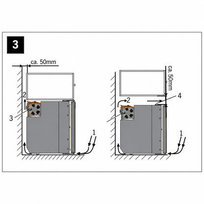 50L 12V Upright Fridge Freezer | Pargo PCR50