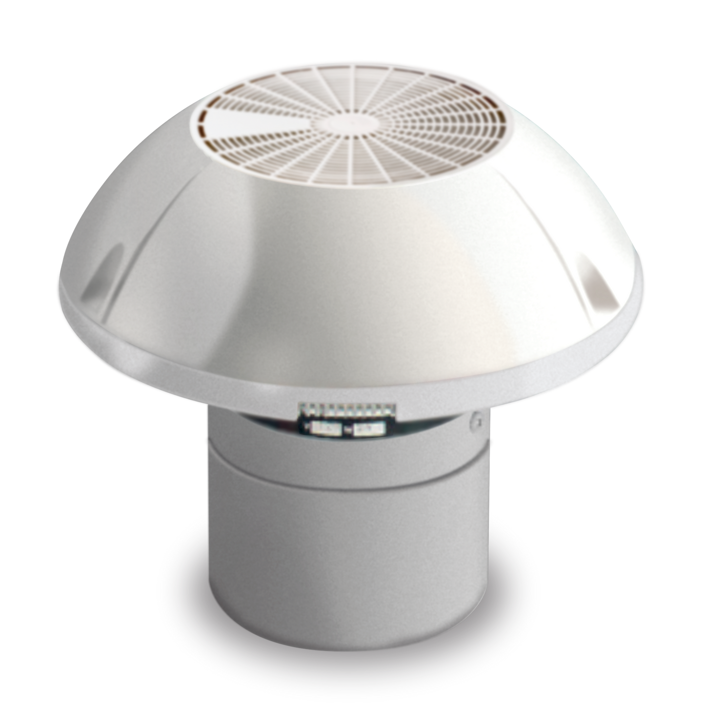 Dometic GY11 roof ventilator, motorised extractor with adjustable two-speed motor and waterproof dome.