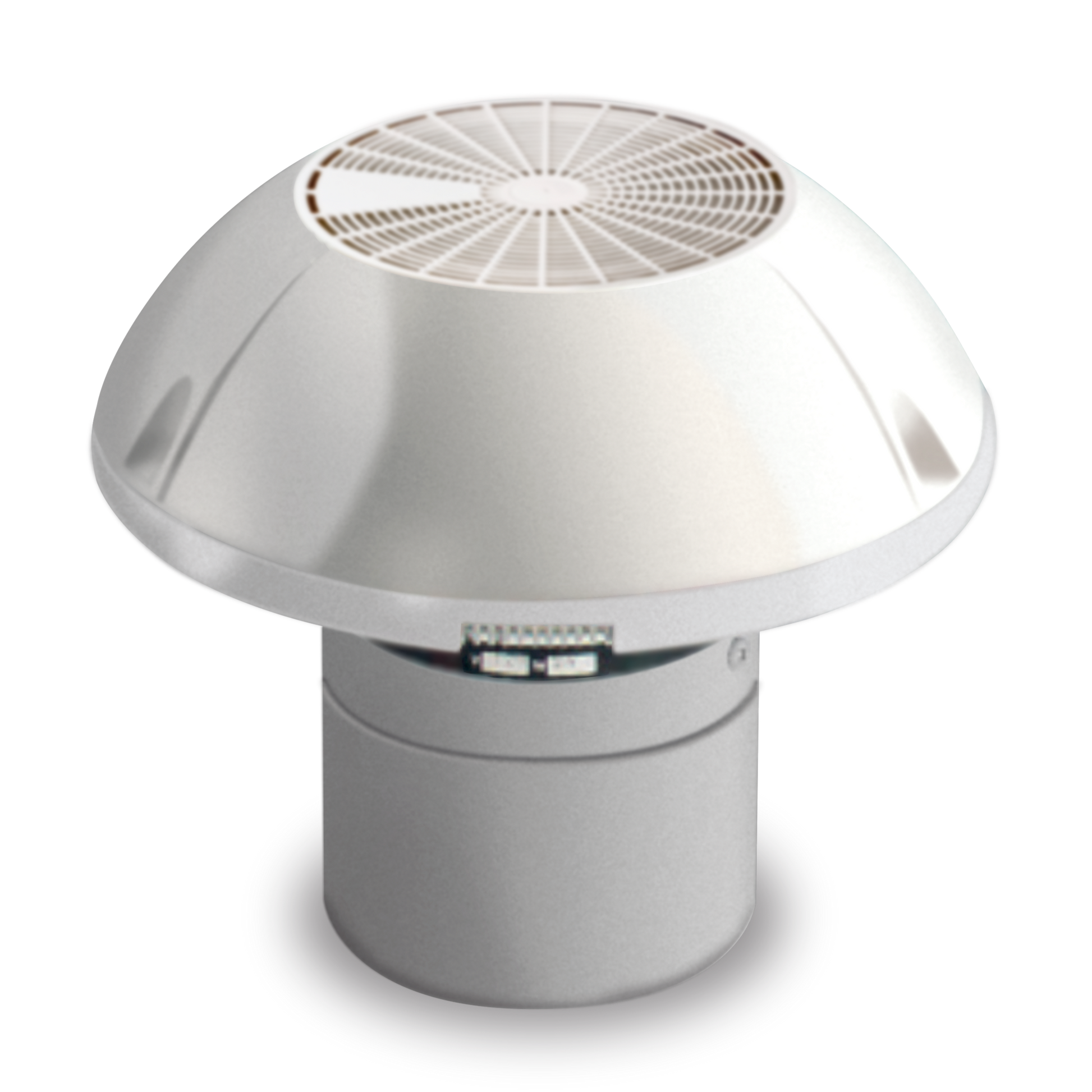 Dometic GY11 roof ventilator, motorised extractor with adjustable two-speed motor and waterproof dome.
