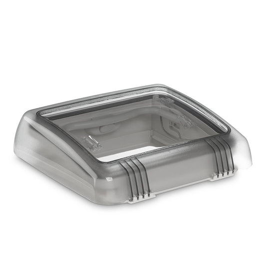 Dometic Heki Micro roof vent cover with double acrylic glazing, compact design, ideal for roofs 23–42 mm thick.
