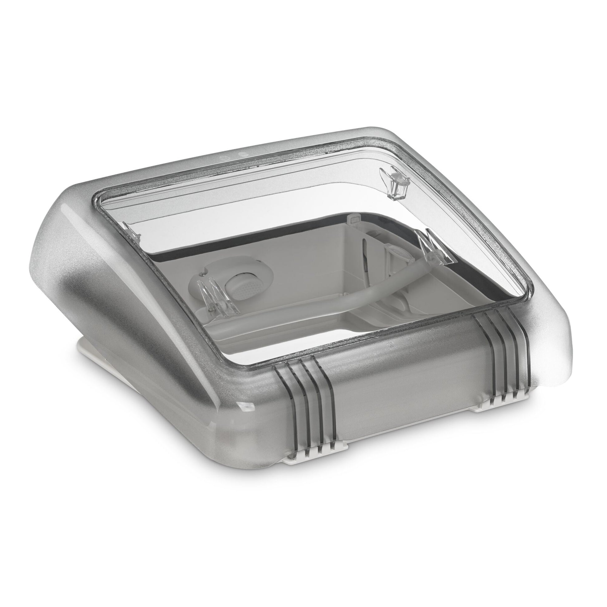 Dometic Heki Micro Roof Vent with double acrylic glazing, compact design for roof thickness of 23-42 mm.
