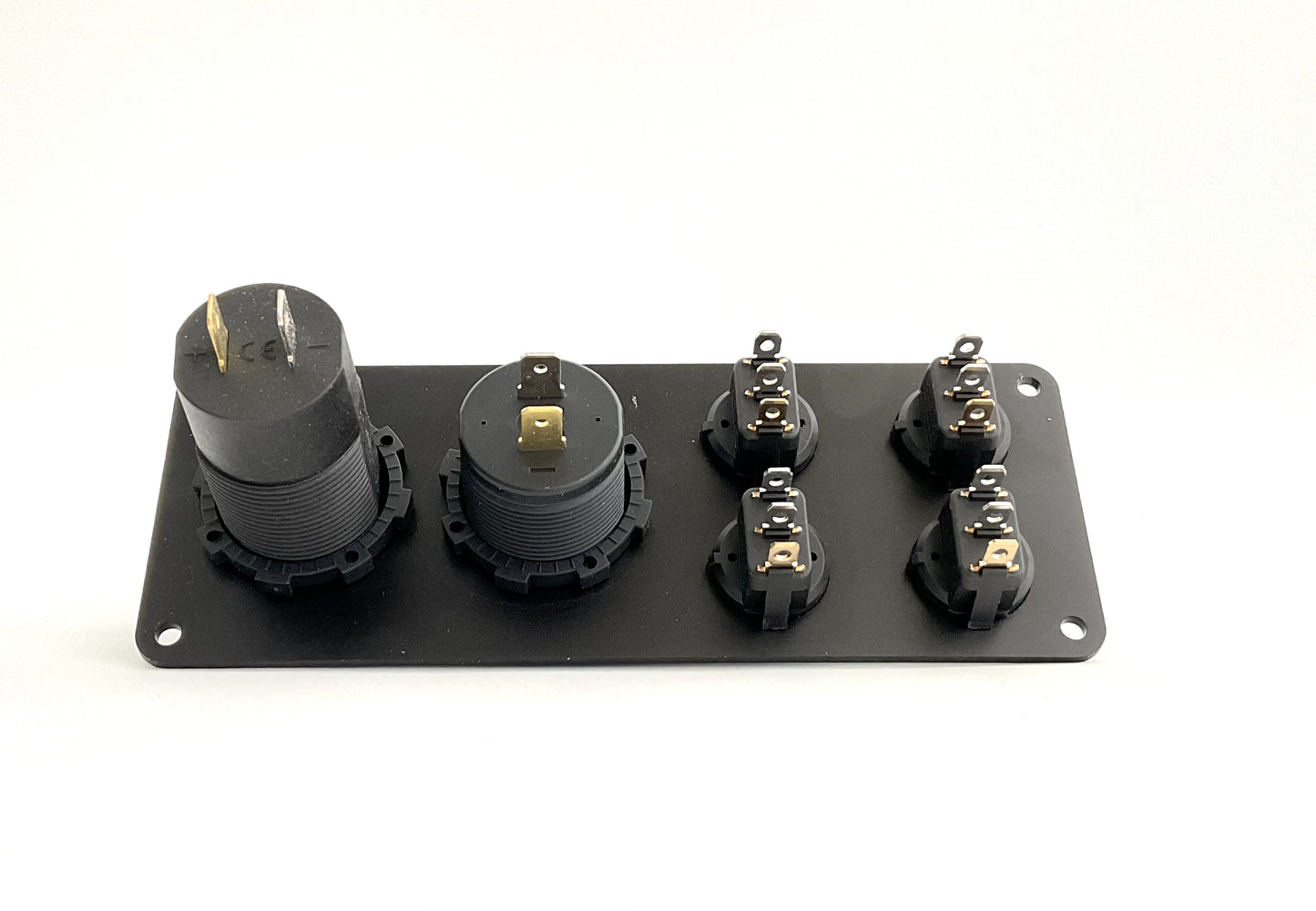 Vanlifer Control Switch Panel - voltmeter + 2.1AMP USB + 4 switches