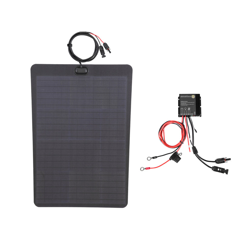 Lensun 75W Flexible Hood Solar Panel for Ford Ranger Raptor