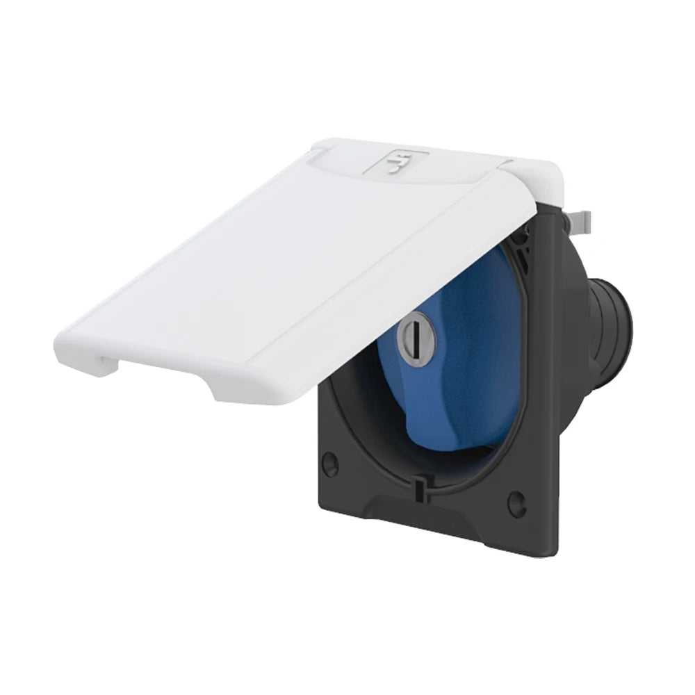 Gravity Water Fill Hatch Inlet for RV Camper 1.5-Inch White