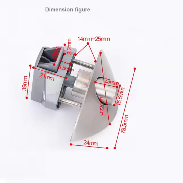 Half-moon Push Latch Knob Drawer Cupboard Door Catch