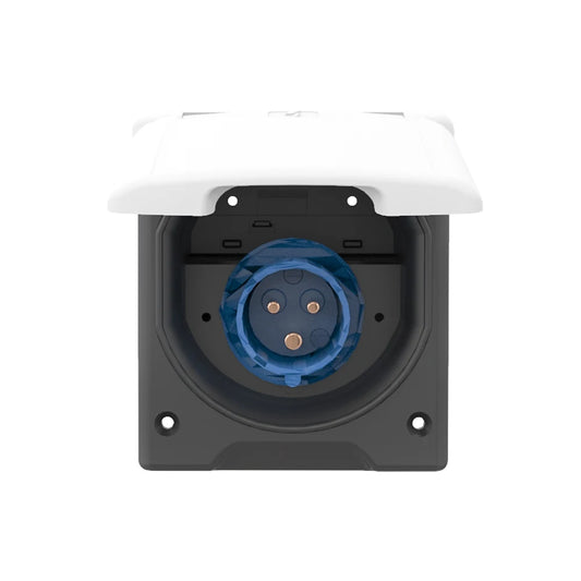 RV Power Inlet Socket 16A Waterproof External Electrical Connection