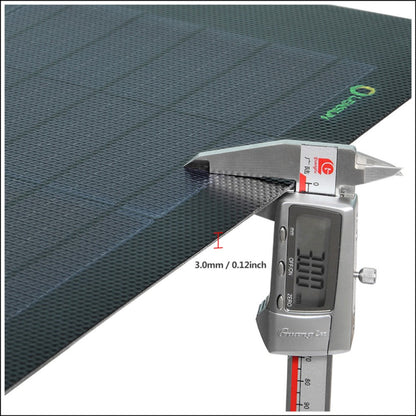 LensunSolar 150W 12V Flexible Black Solar Panel High Efficiency