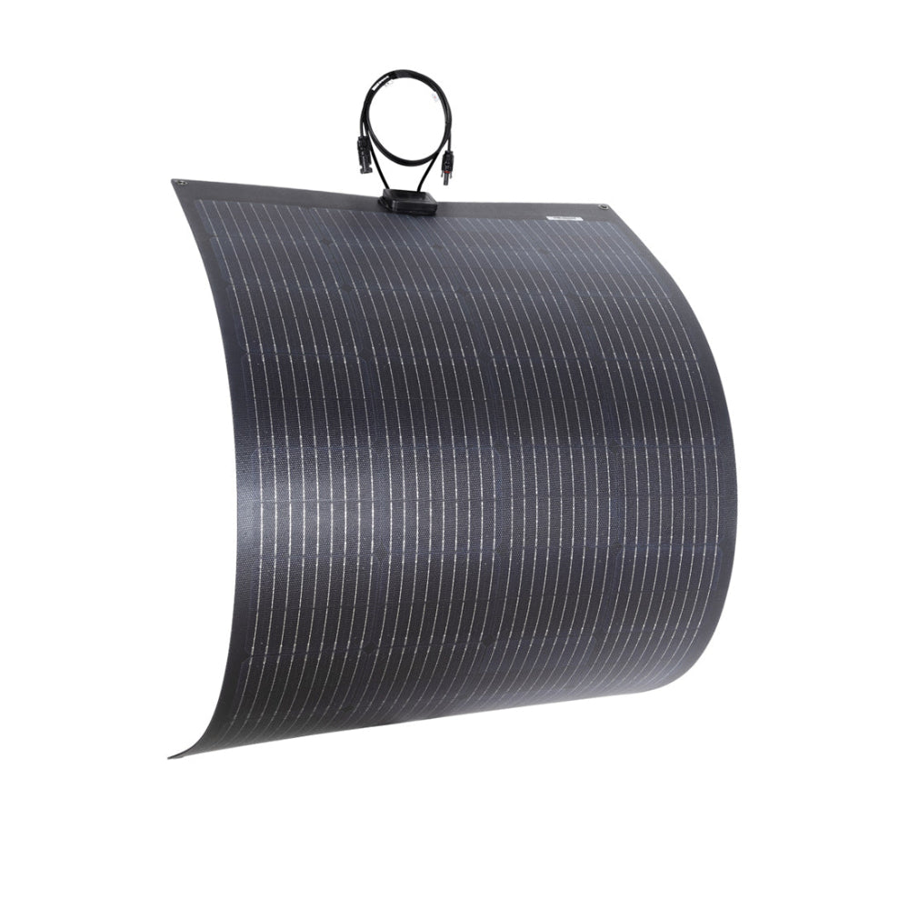 LensunSolar 150W 12V Flexible Black Solar Panel High Efficiency