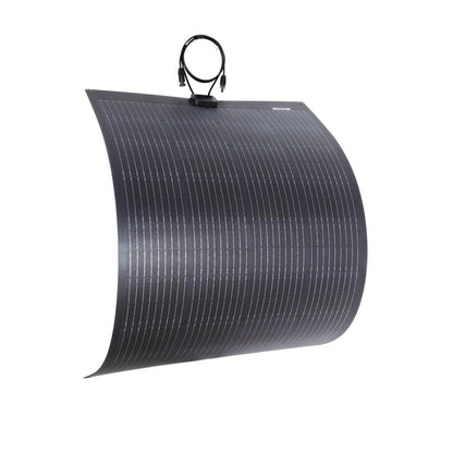 LensunSolar 150W 12V Flexible Black Solar Panel High Efficiency