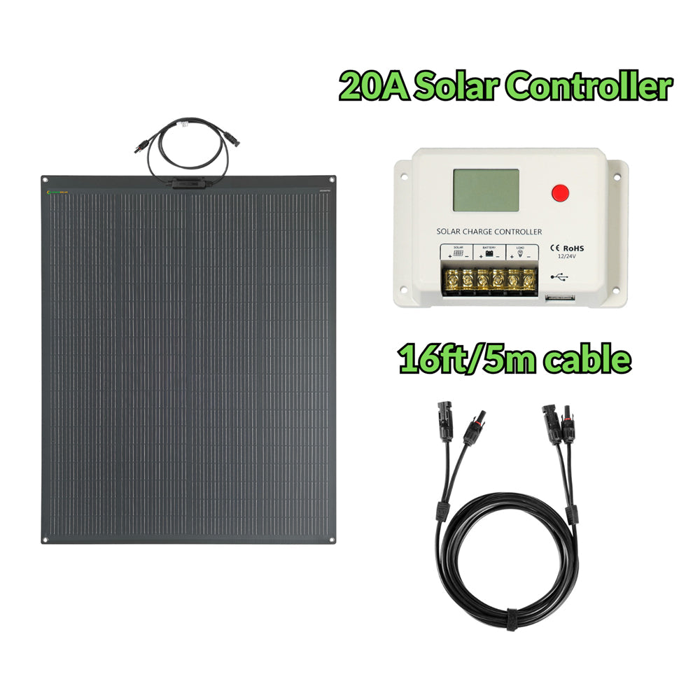 Lensun 200W Flexible Solar Panel N-Type High Efficiency
