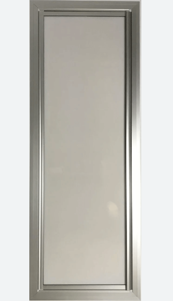 Motorhome Shower Door Satin Acrylic Mirror