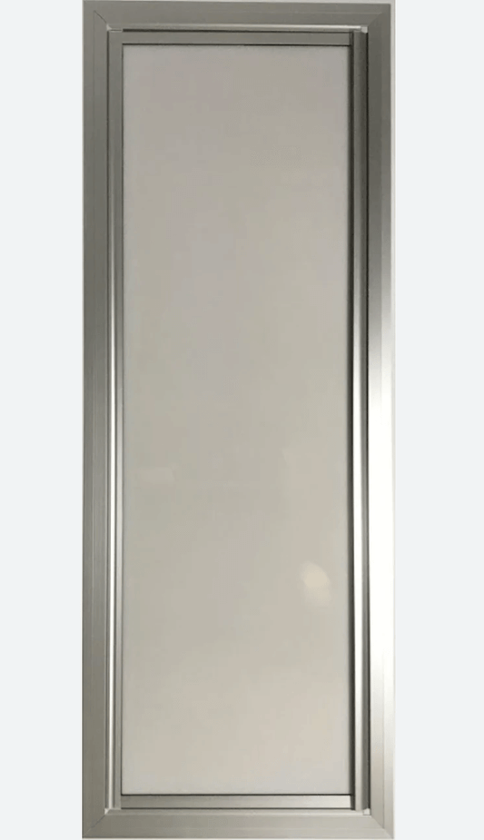 Motorhome Shower Door Satin Acrylic Mirror