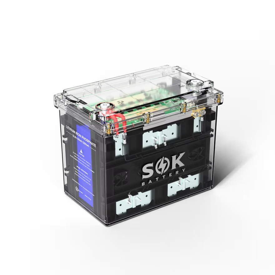 SOK 12V 100Ah IP65 Lithium Battery