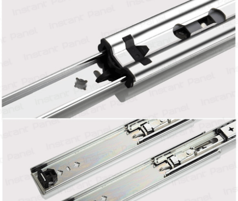 Heavy Duty Drawer Slides 500mm x 53mm 117kg