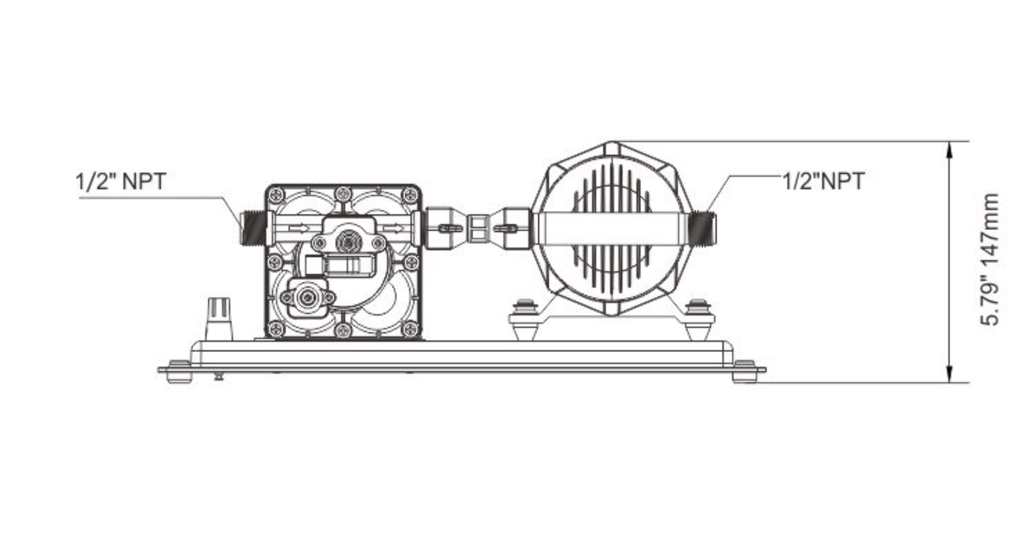 Seaflo Water Pressure System 11.3LPM 12V