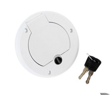 Camec Water Filler with Cap/Lock White
