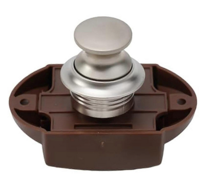 Large Push Lock Catch - Chrome